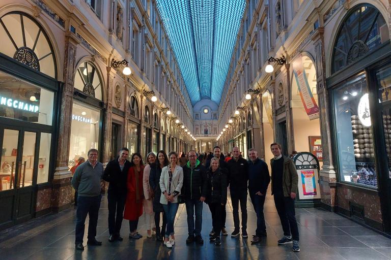 Group photo taken in Belgium
