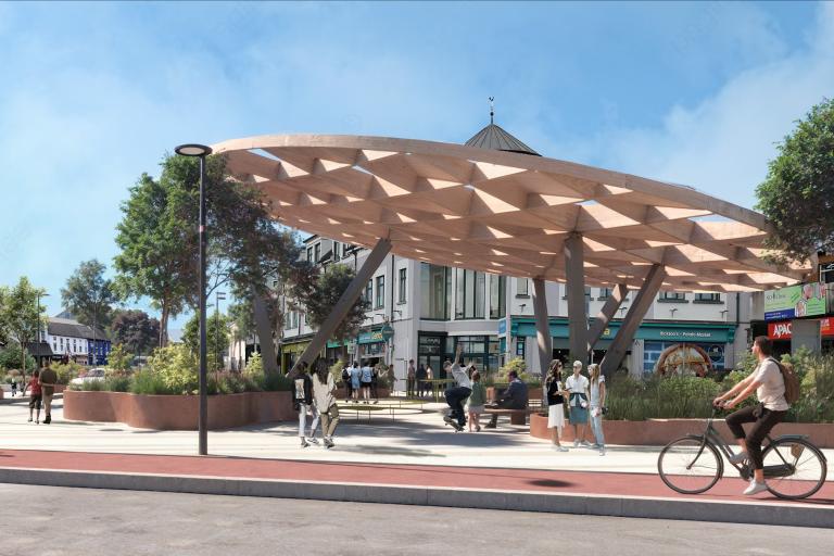Canopy and bikes