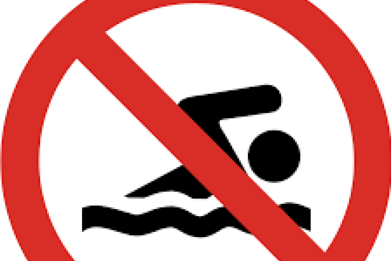 No Swim Image Round
