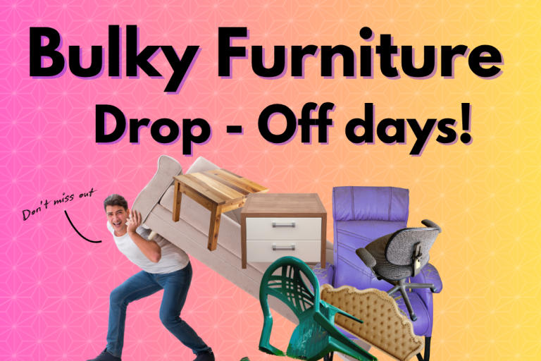 man carrying heavy furniture