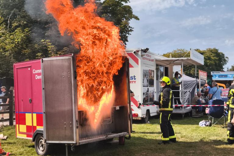 Carlow County Fire & Rescue Service attended the Tullow Agricultural Show 