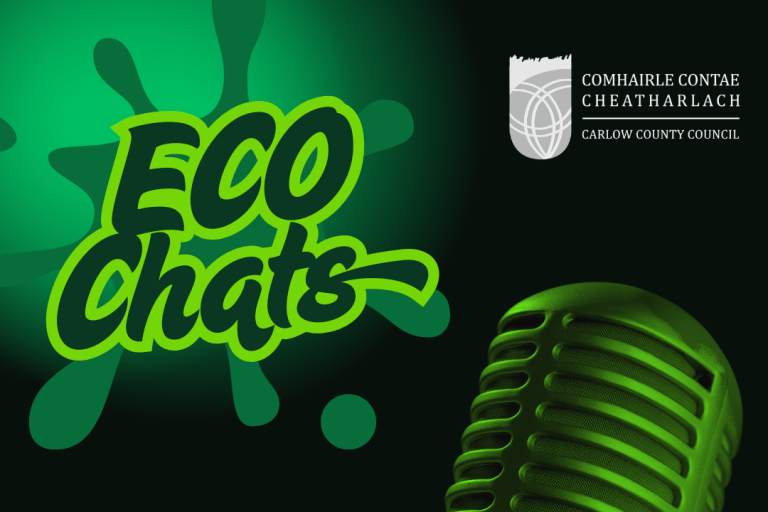 Green microphone