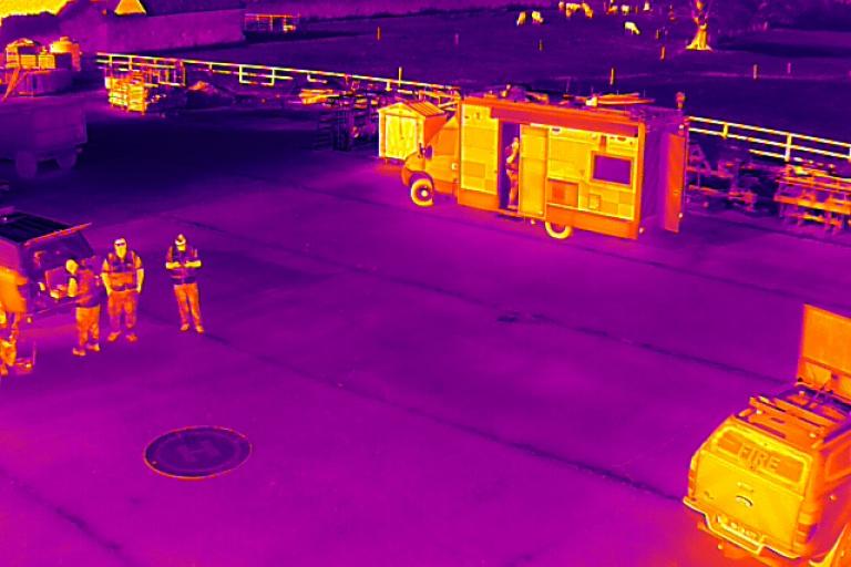 Drone Image of Fire Grounds