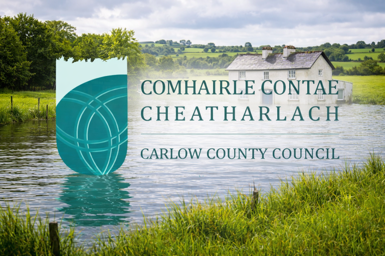 House Flooded with Carlow Logo