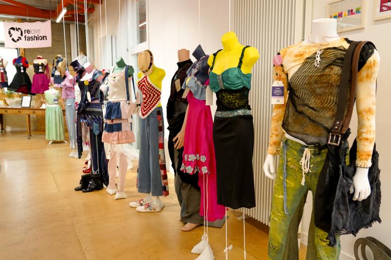 Clothes on Manequins