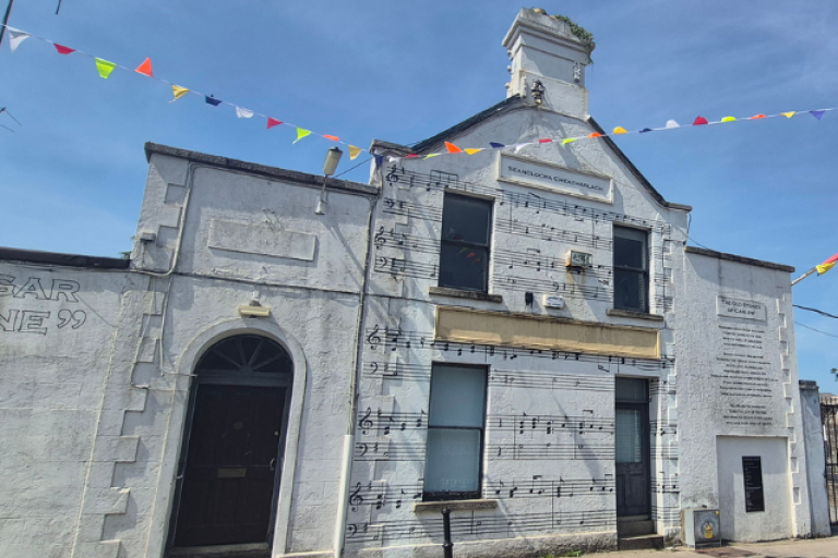 Mural on a building
