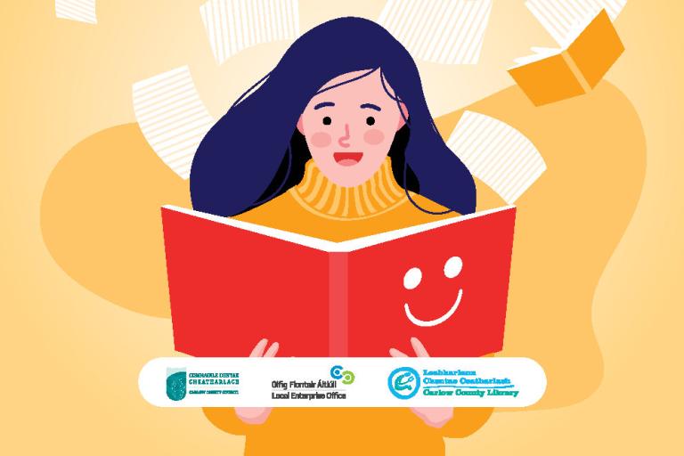 Text books and person reading