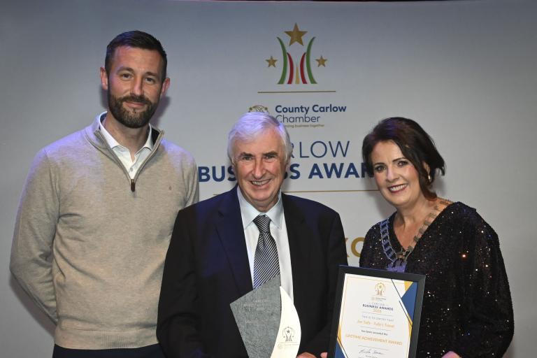 3 people with award