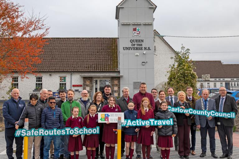 large Group outside school