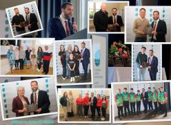 Selection of people receiving awards