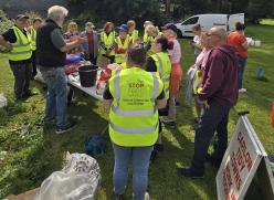 Group with high viz jackets on