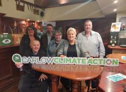Group holding Climate Action Sign