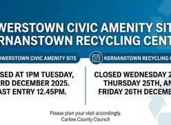 Civic Amenity Christmas 2025