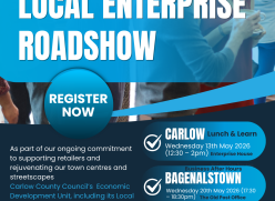 Poster for Local Enterprise Roadshow