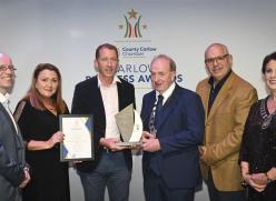 Group at award ceremony