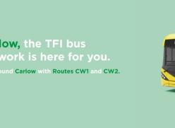Bus on green background