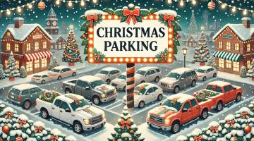 Christmas Parking Cars