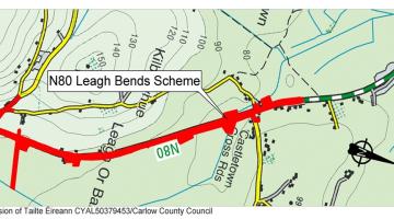 Map Leagh Bends Scheme