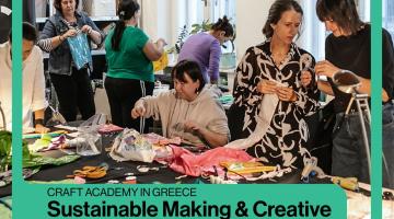 People making crafts
