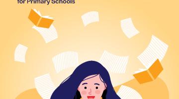 Text books and person reading