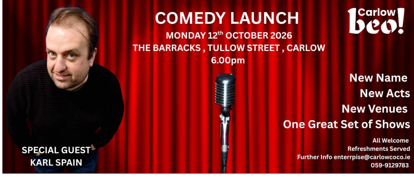 Comedy Launch Poster